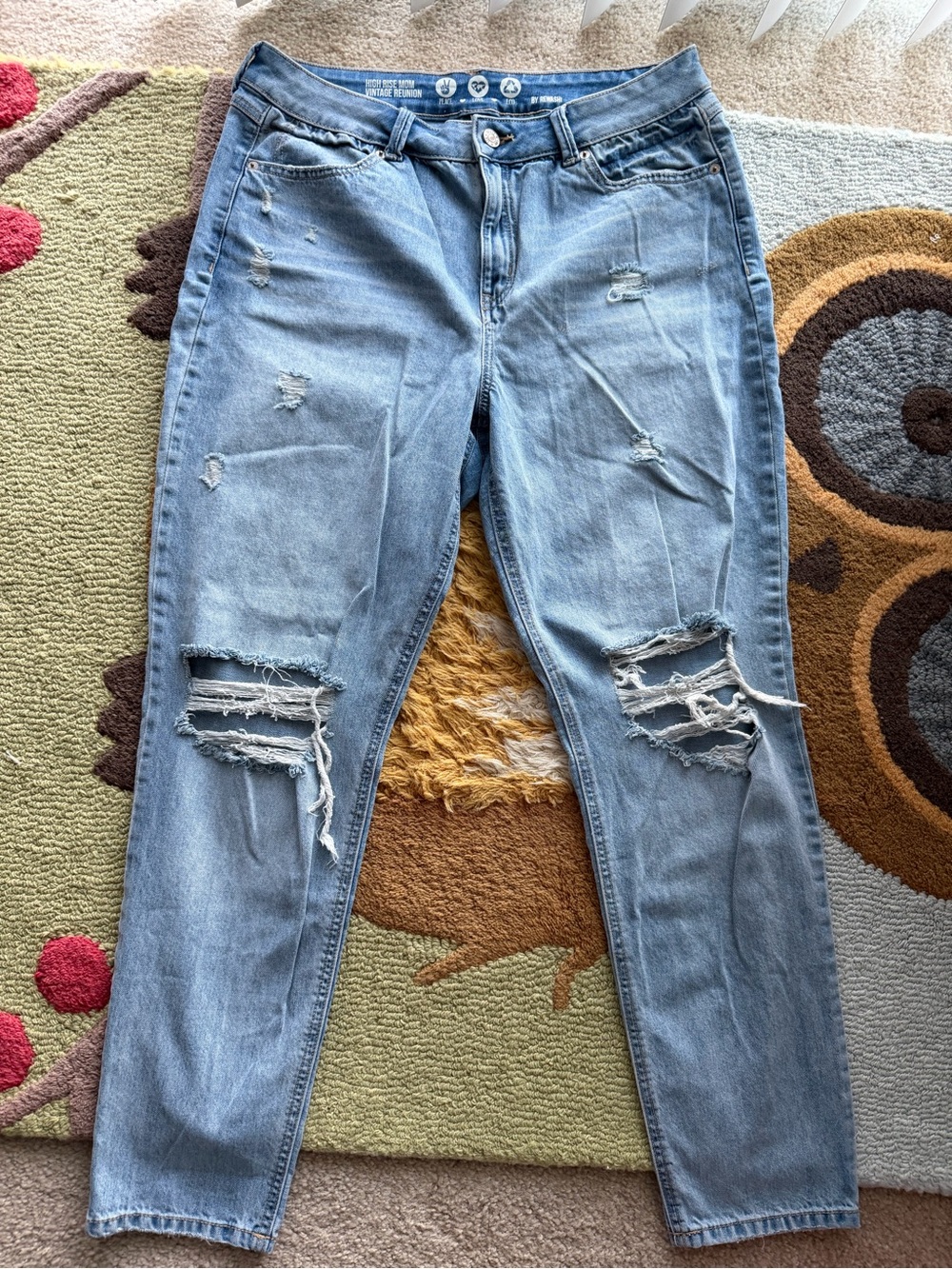 Rewash Light Blue Distressed Women's Jeans size 13/31